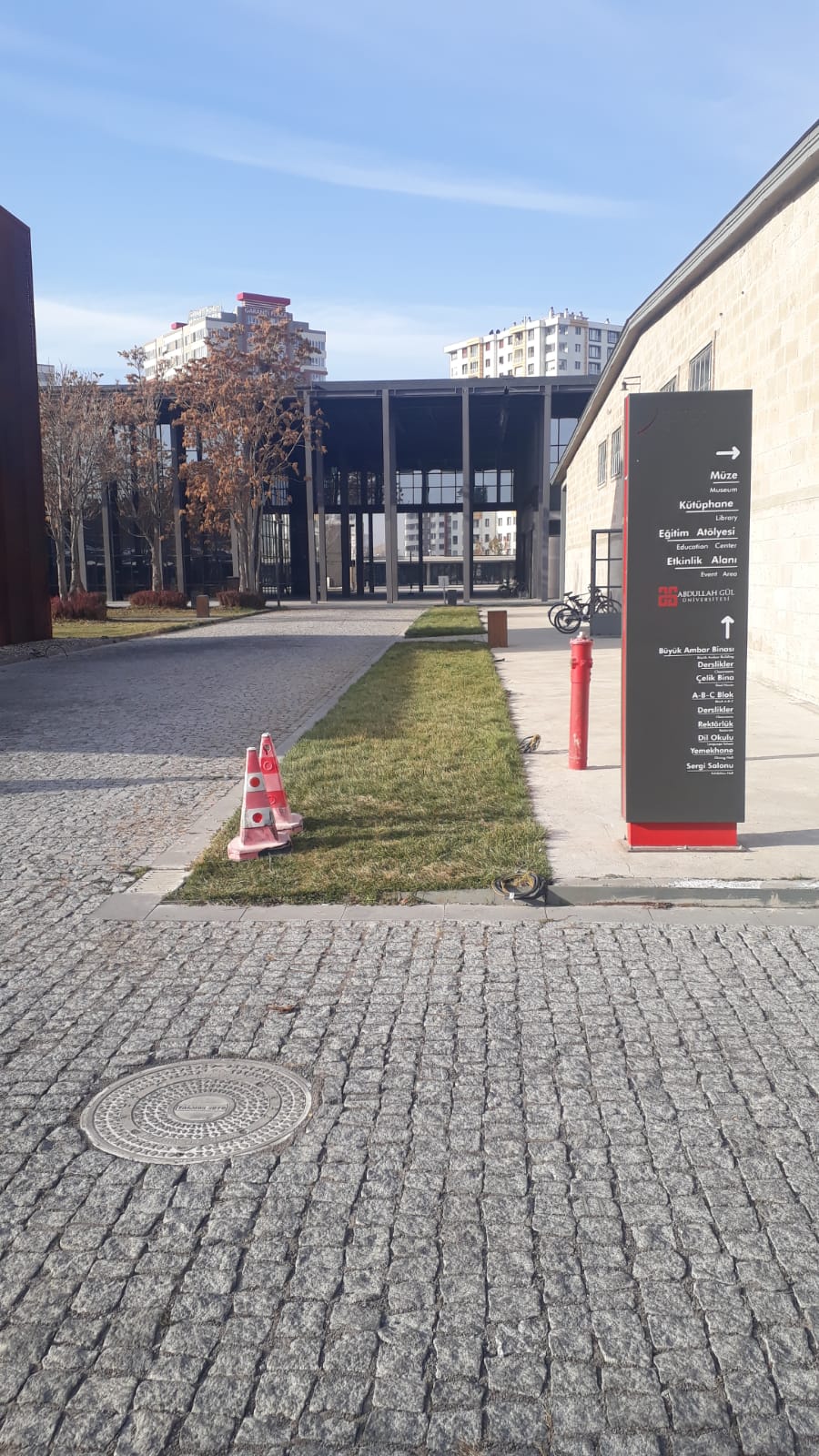 Abdullah Gül University, AGU, transportation services, pedestrian campus